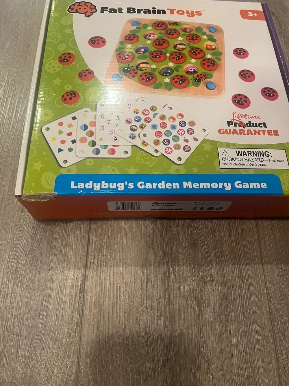 Fat Brain Toys Ladybug's Garden Memory Game NWT NIB
